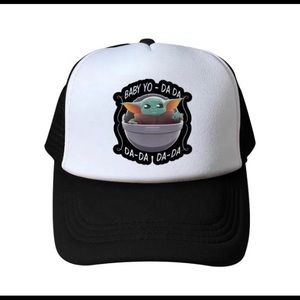 80’s Retro Style Yoda Trucker Cap